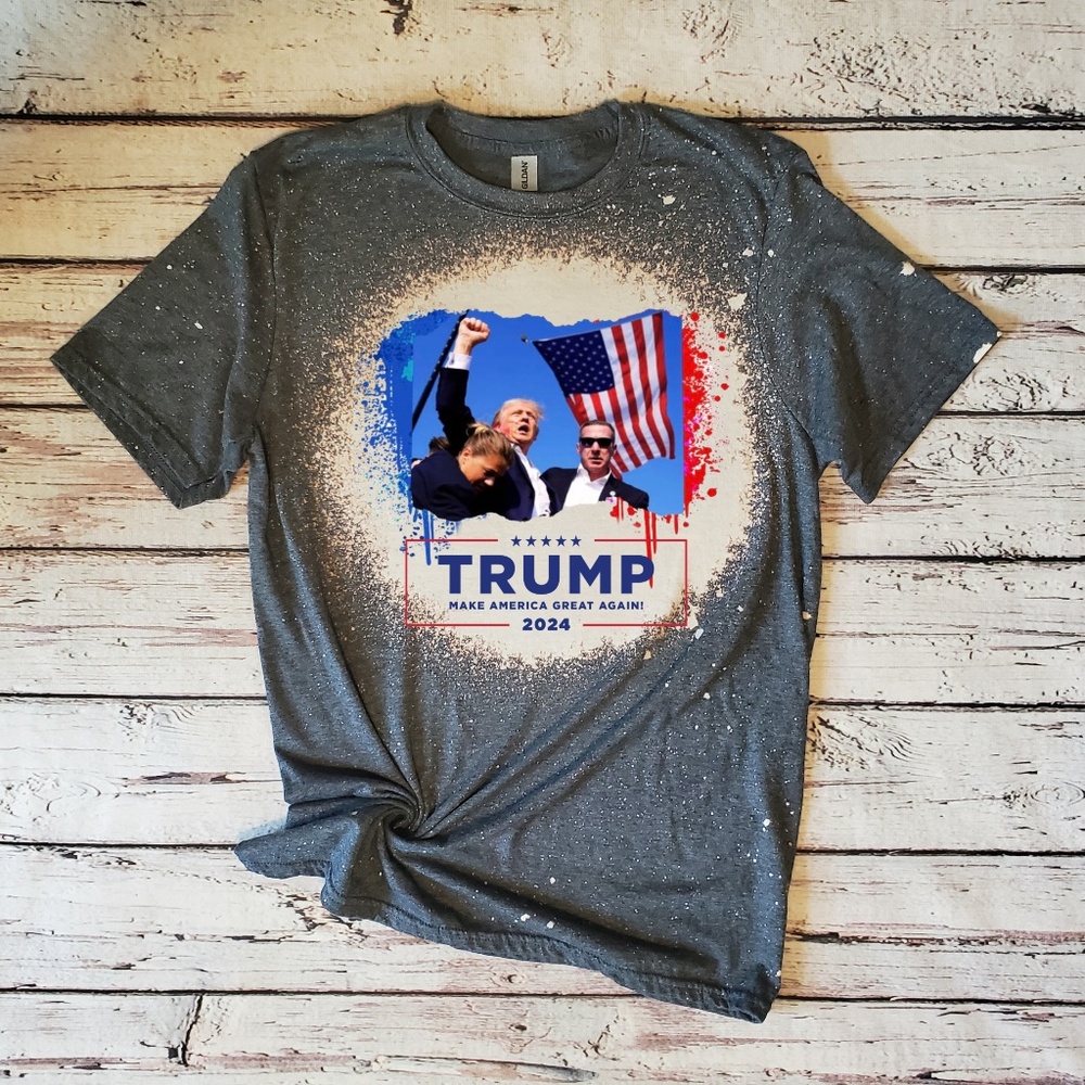 Donald Trump 2024 President Bleached Shirt